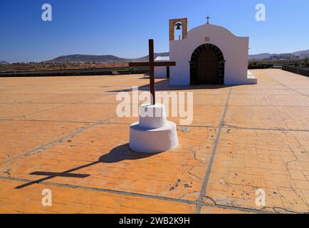 La Ermita de Nuestra Señora del Buen Viaje Kirche, El Cotillo, Fuerteventura, Kanarische Inseln, Spanien. Stockfoto