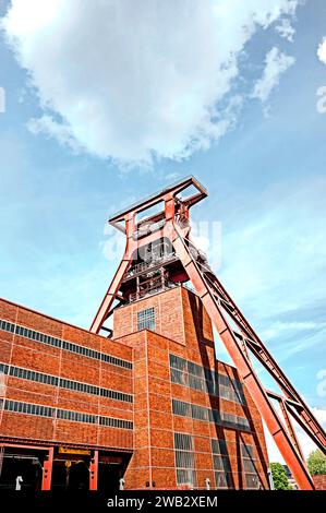 Zeche Zollverein (Essen, Nordrhein-Westfalen); Kohlebergwerk, Industriekomplex Stockfoto