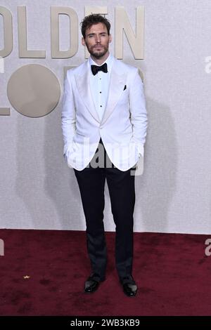 Sam Claflin bei der Verleihung der 81. Golden Globe Awards im Beverly Hilton Hotel. Beverly Hills, 07.01.2024 *** Sam Claflin bei den Golden Globe Awards 81 im Beverly Hilton Hotel Beverly Hills, 07 01 2024 Foto:XJ.xBlocx/xFuturexImagex Globes 2024 4354 Stockfoto
