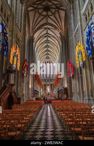 Orleans, Frankreich - 10. August 2023: Sainte-Croix - Heiliges Kreuz - gotische Kathedrale in Orleans Stockfoto