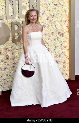 Gillian Anderson bei der Verleihung der 81. Golden Globe Awards im