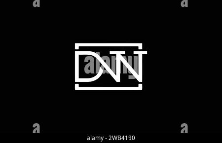 Kreatives, einfaches Logo-Design – Initial DW Stock Vektor