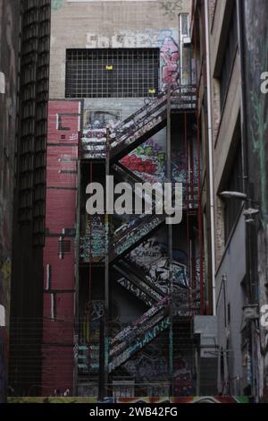 Treppen in der Stadt melbourne australien Stockfoto
