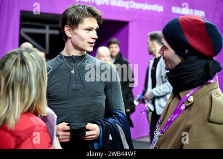 Deniss VASILJEVS (LAT), während des MännerTrainings, bei der ISU