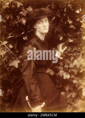 Julia Jackson Duckworth (1846-1895). Julia Margaret Cameron. 1874. Albumenabdruck von einem feuchten Kollodionnegativ. Stockfoto