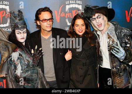 Paris, Frankreich. Januar 2024. © TIBOUL/MAXPPP, FRANKREICH - PARIS, LE 16 10 2014 - SOIREE DE GALA 'BAL DES VAMPIRES' - THEATER MOGADOR ANTHONY DELON ANOUCHKA DELON CREDIT: MAXPPP/ALAMY LIVE NEWS Stockfoto