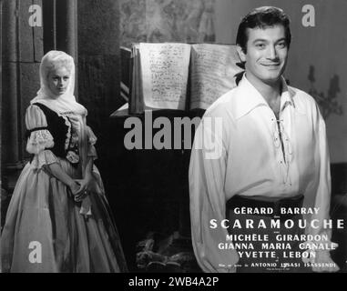 La máscara de Scaramouche die Abenteuer von Scaramouche Jahr: 1963 Italien / Spanien / Frankreich Regie: Antonio Isasi-Isasmendi Michèle Girardon, Gérard Barray Stockfoto