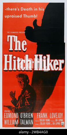 The Hitch-Hiker Year : 1953 USA Regie : Ida Lupino amerikanisches Poster Stockfoto