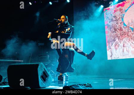 Mailand, Italien, 21. November 2023. Der Estnische Rapper Tommy Cash tritt live bei Fabrique in Mailand auf. Credits: Maria Laura Arturi/Alamy Live News Stockfoto
