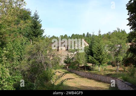 St. Johannes des Täufers Kloster, Manastiri i Shën Prodhromit, Voskopoja in Albanien Stockfoto