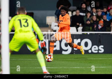 CARTAGENA, REGION MURCIA, SPANIEN 4. November 2024: Thierry Rendall Correia, portugiesischer Spieler Valencia CF, während des Spiels Copa del Rey Stockfoto