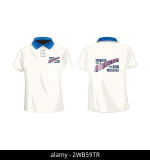 T-Shirt-Design und Vorlage mit Typografie. Stock Vektor