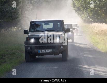 2018 Suzuki Jimny Mk4, winziger Geländewagen Stockfoto