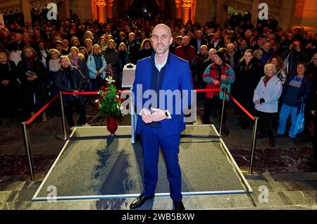 Belit Onay beim Neujahrsempfang 2024 im Neuen Rathaus. Hannover, 08.01.2024 *** Belit Onay beim Neujahrsempfang 2024 im Neuen Rathaus Hannover, 08 01 2024 Foto:Xu.xStammx/xFuturexImagex onay 4110 Stockfoto