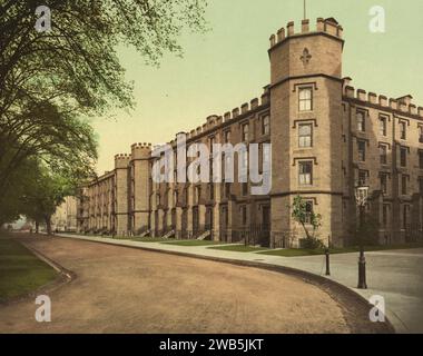 Kadettenquartier, U.S. Military Academy, West Point, New York 1901. Stockfoto