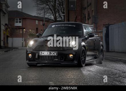 Modifiziertes R53 Mini Cooper S Hot Luch Car Stockfoto