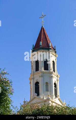 Glockenturm der Kathedrale Basilika, Saint Augustine, Florida, USA Stockfoto