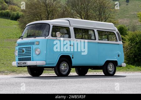 In Brasilien gebauter wassergekühlter 2012 VW-Wohnmobil mit Erkerfenster Stockfoto