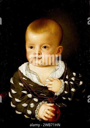 Anonym - Porträt Sigismund Augustus (1520-1572) als Kind. Stockfoto