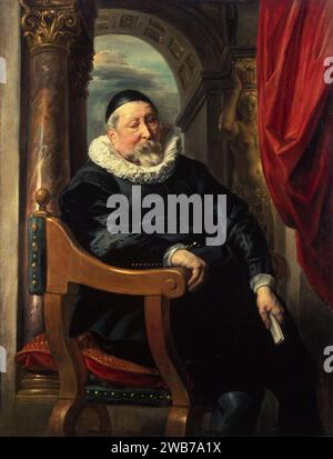 Jacob Jordaens - Porträt eines 73-jährigen Mannes. Stockfoto