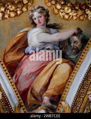 „Judith“ - Fresko (ca. 1596-1597) von Giuseppe Cesari, genannt Cavalier d'Arpino (Arpino 1568-Rom 1640) Stockfoto