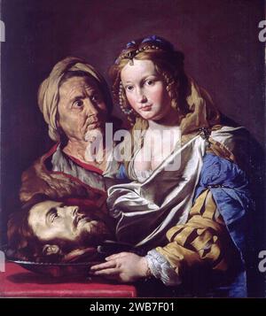Matthias Stoma - Salome mit dem Kopf des Heiligen Johannes des Täufers. Stockfoto