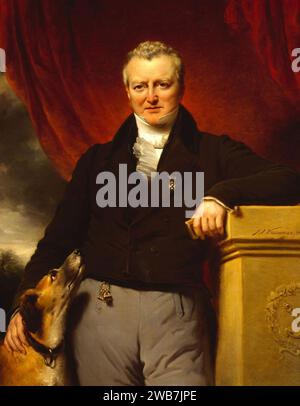 Porträt von Adriaan van der Hoop von Jan Adam Kruseman. Stockfoto