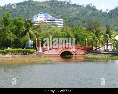 Die Brücke auf der Insel Langkavi, Malaysia Stockfoto