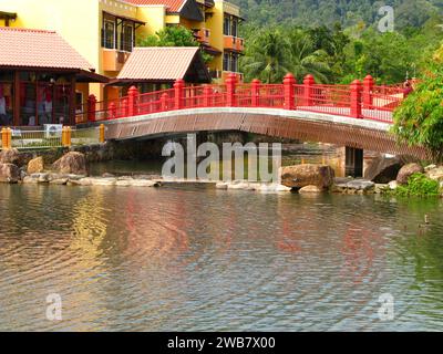 Die Brücke auf der Insel Langkavi, Malaysia Stockfoto