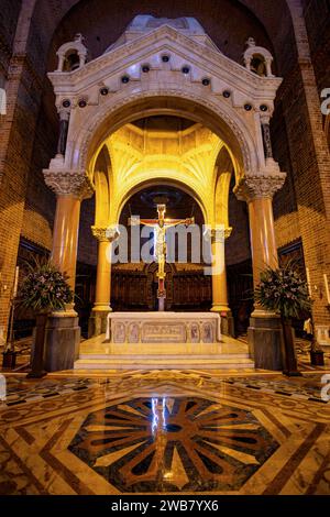 Metropolitan Cathedral of Medellin, Metropolitan Cathedral Basilica of the Unbefleckte Empfängnis, katholische Kathedrale, die der Jungfrau Maria und geweiht ist Stockfoto
