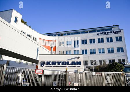 Berlin, Deutschland. Januar 2024. Sitz der Kryolan GmbH. Quelle: Jens Kalaene/dpa/Alamy Live News Stockfoto