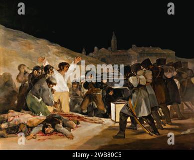 Das dritte Mai 1808 (Gemälde) 1814 Goya y Lucientes, Francisco Jose de (1746–1828) Spanisch. Stock Vektor