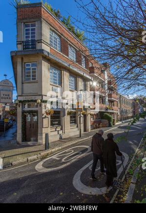 Außenansicht des Duke Pub in London, Großbritannien Stockfoto