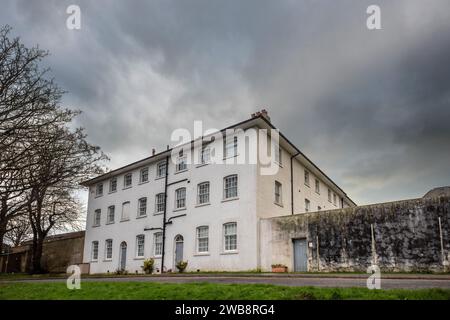 Newhaven, 6. Januar 2024: Das ehemalige Workhouse und später das Downs Hospital auf Church Hill Stockfoto