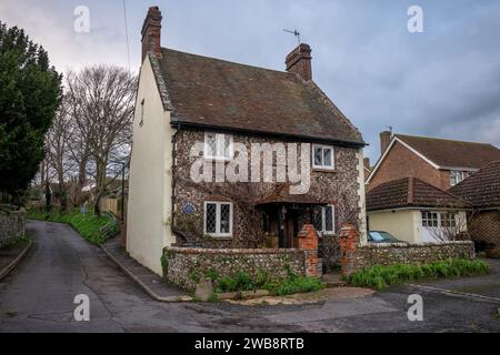 Newhaven, 6. Januar 2024: Orchard Mews, ehemaliges Zuhause von Ralph Reader, Erfinder der Gang Show Stockfoto