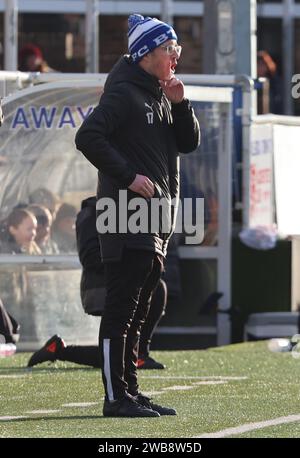 James Gibson Manager der Billericay Town Women während des Vorspiels während des Spiels FA Women’s National League – Southern Premier Division BE Stockfoto