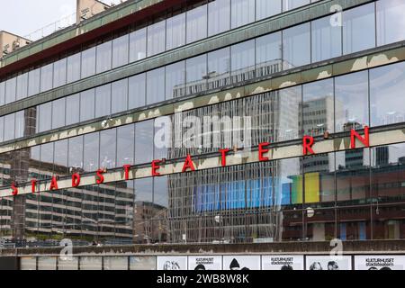 Stockholm, Schweden - 25. Juli 2023: Kulturhuset in Stockholm, Kulturhaus auf dem Sergels Torg-Platz Stockfoto