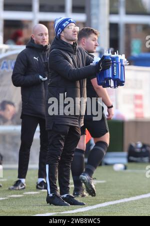 James Gibson Manager der Billericay Town Women während des Vorspiels während des Spiels FA Women’s National League – Southern Premier Division BE Stockfoto