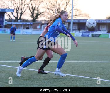 Ruby Sealey (Drewe) von Billericay Town Women während des Spiels der FA Women’s National League – Southern Premier Division zwischen Billericay Town Women aga Stockfoto