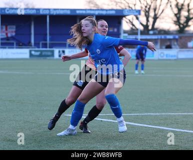 Ruby Sealey (Drewe) von Billericay Town Women während des Spiels der FA Women’s National League – Southern Premier Division zwischen Billericay Town Women aga Stockfoto
