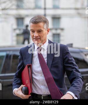 London, Großbritannien. Januar 2024. Mark harper Secretary of State for Transport Ankunft im Kabinettsbüro zur wöchentlichen Kabinettssitzung Credit: Richard Lincoln/Alamy Live News Stockfoto