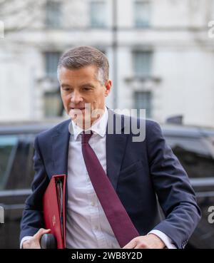 London, Großbritannien. Januar 2024. Mark harper Secretary of State for Transport Ankunft im Kabinettsbüro zur wöchentlichen Kabinettssitzung Credit: Richard Lincoln/Alamy Live News Stockfoto