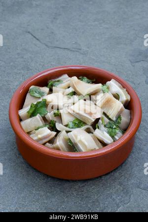 Portugiesischer Pic-Ohr-Salat Stockfoto