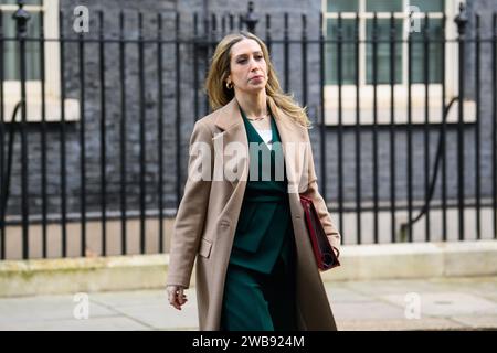 London, Großbritannien. 9. Januar 2023. Chief Secretary of the Treasury, Laura Trott, besuchte ein Kabinett in der Downing Street 10, London. Das Foto sollte lauten: Matt Crossick/Empics/Alamy Live News Stockfoto