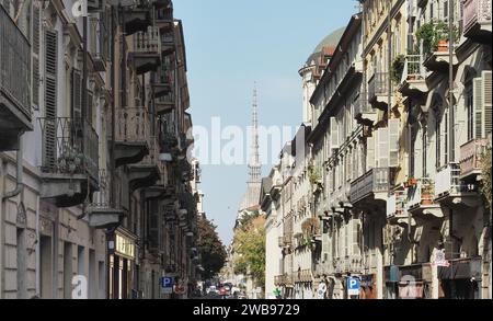 TURIN, ITALIEN - CA. OKTOBER 2022: Das Mole Antonelliana Building Stockfoto