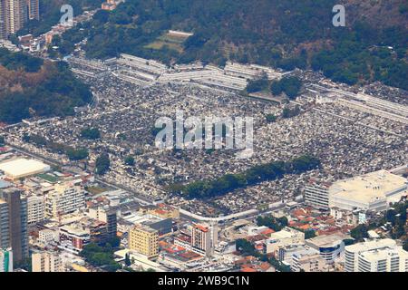 Rio de Janeiro, Brasilien. Cemiterio de Sao Joao Batista (Friedhof des Heiligen Johannes des Täufers). Stockfoto