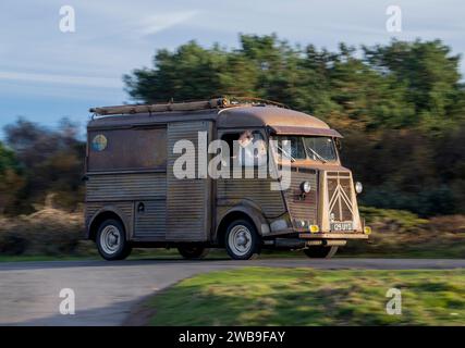 Der klassische Citreon-H-Van ist ein Rattenlook Stockfoto