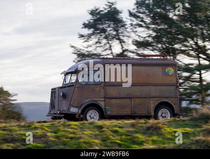 Der klassische Citreon-H-Van ist ein Rattenlook Stockfoto