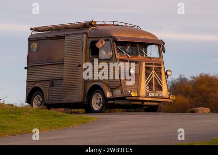 Der klassische Citreon-H-Van ist ein Rattenlook Stockfoto