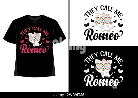 Valentinstag, Valentinstag SVG, Valentinstag T-Shirt Design, T-Shirt Design Graphic Template, Typografie T-Shirt, Happy Valentine's, romantisch. Stock Vektor